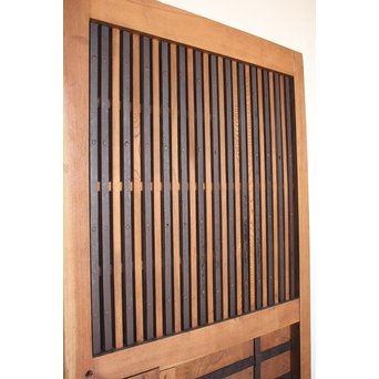 ハイサイズ総欅格子蔵戸　W593 