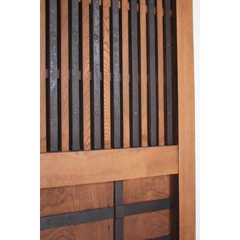 ハイサイズ総欅格子蔵戸　W593 