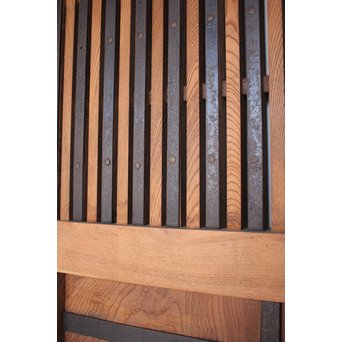 ハイサイズ総欅格子蔵戸　W593 