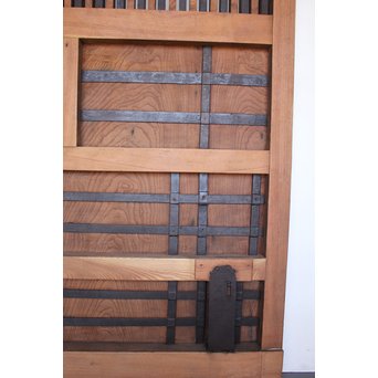 ハイサイズ総欅格子蔵戸　W593 