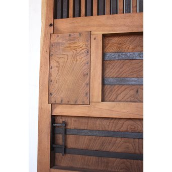 ハイサイズ総欅格子蔵戸　W593 