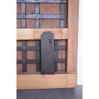 ハイサイズ総欅格子蔵戸　W593 