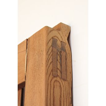 ハイサイズ総欅格子蔵戸　W593 