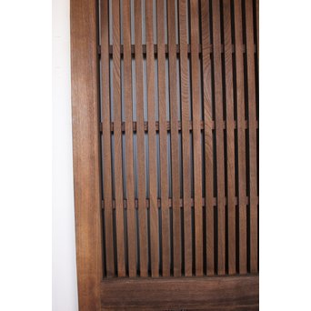 ハイサイズ総欅格子蔵戸　W593 