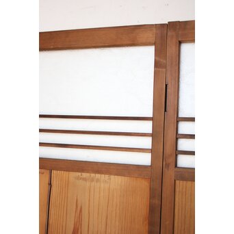 葉ガラスの一対雪隠戸 2枚1組　GD1117YD 