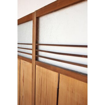 葉ガラスの一対雪隠戸 2枚1組　GD1117YD 