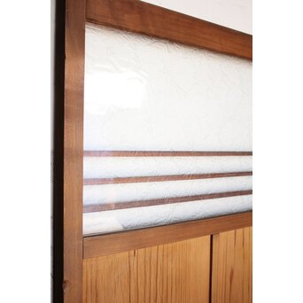 葉ガラスの一対雪隠戸 2枚1組　GD1117YD 