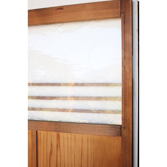 葉ガラスの一対雪隠戸 2枚1組　GD1117YD 