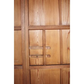 葉ガラスの一対雪隠戸 2枚1組　GD1117YD 