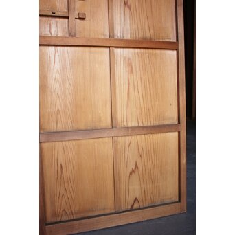 葉ガラスの一対雪隠戸 2枚1組　GD1117YD 