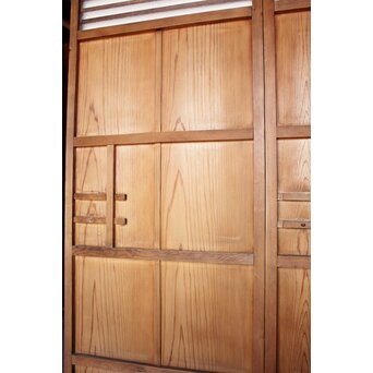 葉ガラスの一対雪隠戸 2枚1組　GD1117YD 