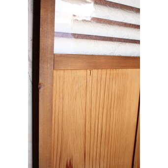 葉ガラスの一対雪隠戸 2枚1組　GD1117YD 