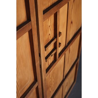 葉ガラスの一対雪隠戸 2枚1組　GD1117YD 