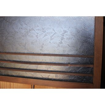 葉ガラスの一対雪隠戸 2枚1組　GD1117YD 