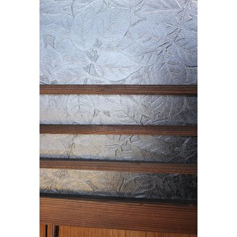 葉ガラスの一対雪隠戸 2枚1組　GD1117YD 