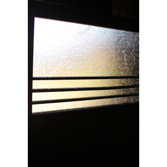 葉ガラスの一対雪隠戸 2枚1組　GD1117YD 