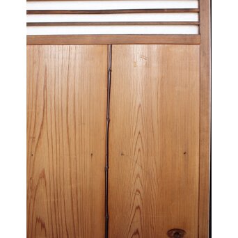 葉ガラスの一対雪隠戸 2枚1組　GD1117YD 