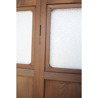 プレスガラスの一対雪隠戸 2枚1組　GD1118YD 