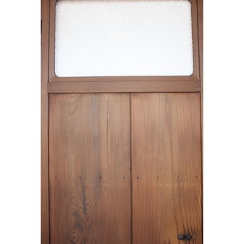 プレスガラスの一対雪隠戸 2枚1組　GD1118YD 