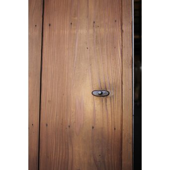 プレスガラスの一対雪隠戸 2枚1組　GD1118YD 