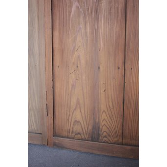 プレスガラスの一対雪隠戸 2枚1組　GD1118YD 