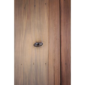 プレスガラスの一対雪隠戸 2枚1組　GD1118YD 