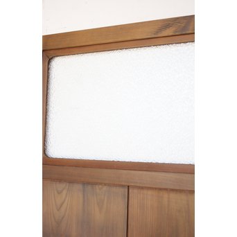 プレスガラスの一対雪隠戸 2枚1組　GD1118YD 