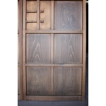 プレスガラスの一対雪隠戸 2枚1組　GD1118YD 