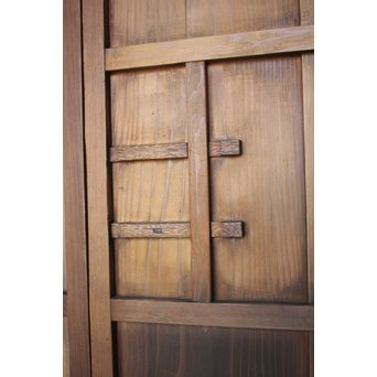 プレスガラスの一対雪隠戸 2枚1組　GD1118YD 