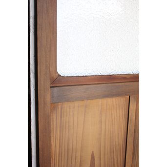 プレスガラスの一対雪隠戸 2枚1組　GD1118YD 