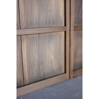 プレスガラスの一対雪隠戸 2枚1組　GD1118YD 