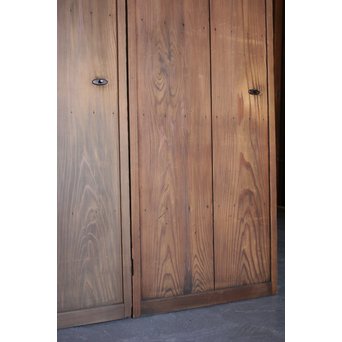 プレスガラスの一対雪隠戸 2枚1組　GD1118YD 