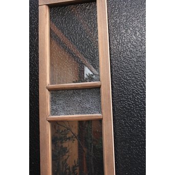 緑色ガラス欄間 2枚1組　R2257 