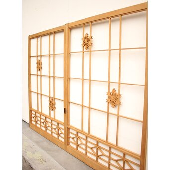 組子 中型障子戸M 2枚1組　F210 