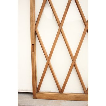 ダイアカットの市松ガラス窓 2枚1組　GD1137 