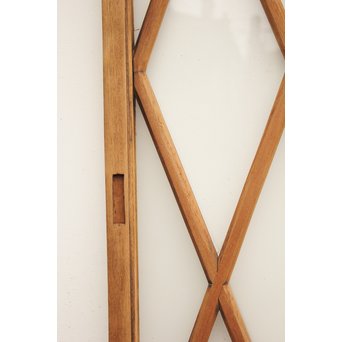 ダイアカットの市松ガラス窓 2枚1組　GD1137 