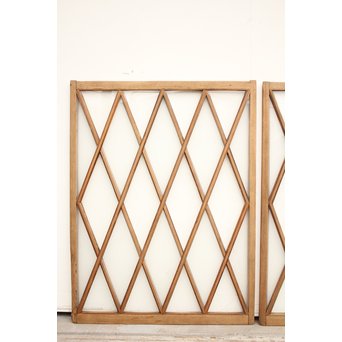 ダイアカットの市松ガラス窓 2枚1組　GD1137 