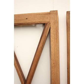 ダイアカットの市松ガラス窓 2枚1組　GD1137 