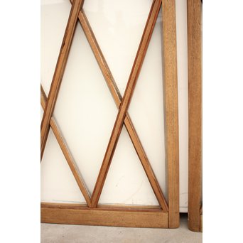 ダイアカットの市松ガラス窓 2枚1組　GD1137 