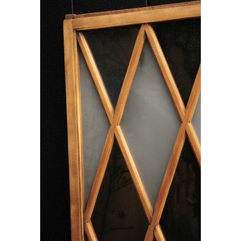 ダイアカットの市松ガラス窓 2枚1組　GD1137 