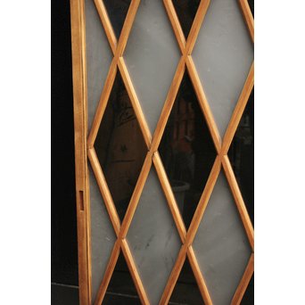 ダイアカットの市松ガラス窓 2枚1組　GD1137 