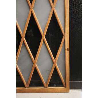 ダイアカットの市松ガラス窓 2枚1組　GD1137 