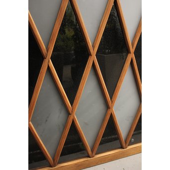 ダイアカットの市松ガラス窓 2枚1組　GD1137 