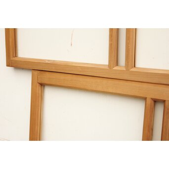 小型ガラス欄間 4枚1組　R2260 