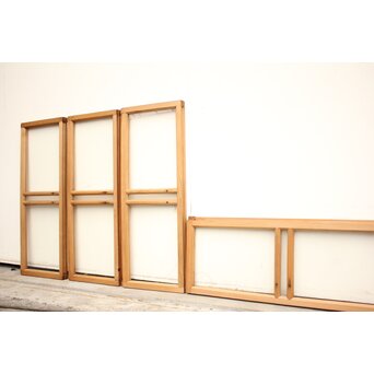 小型ガラス欄間 4枚1組　R2260 