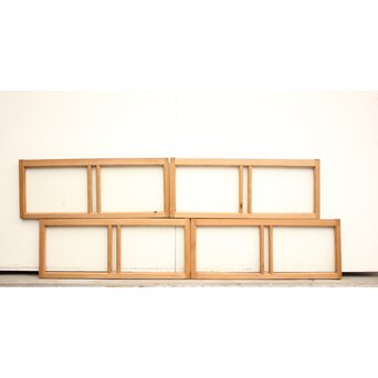 小型ガラス欄間 4枚1組　R2260 