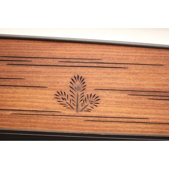 黒枠松葉透かし欄間 2枚1組　R2261 