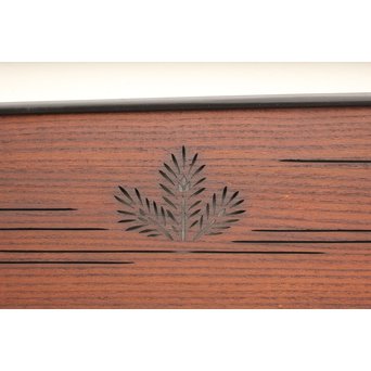 黒枠松葉透かし欄間 2枚1組　R2261 