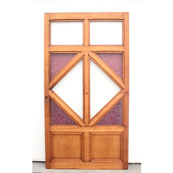 プレス紫色ガラス建具　GD1141