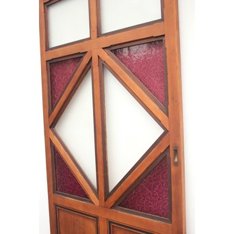 プレス紫色ガラス建具　GD1141 